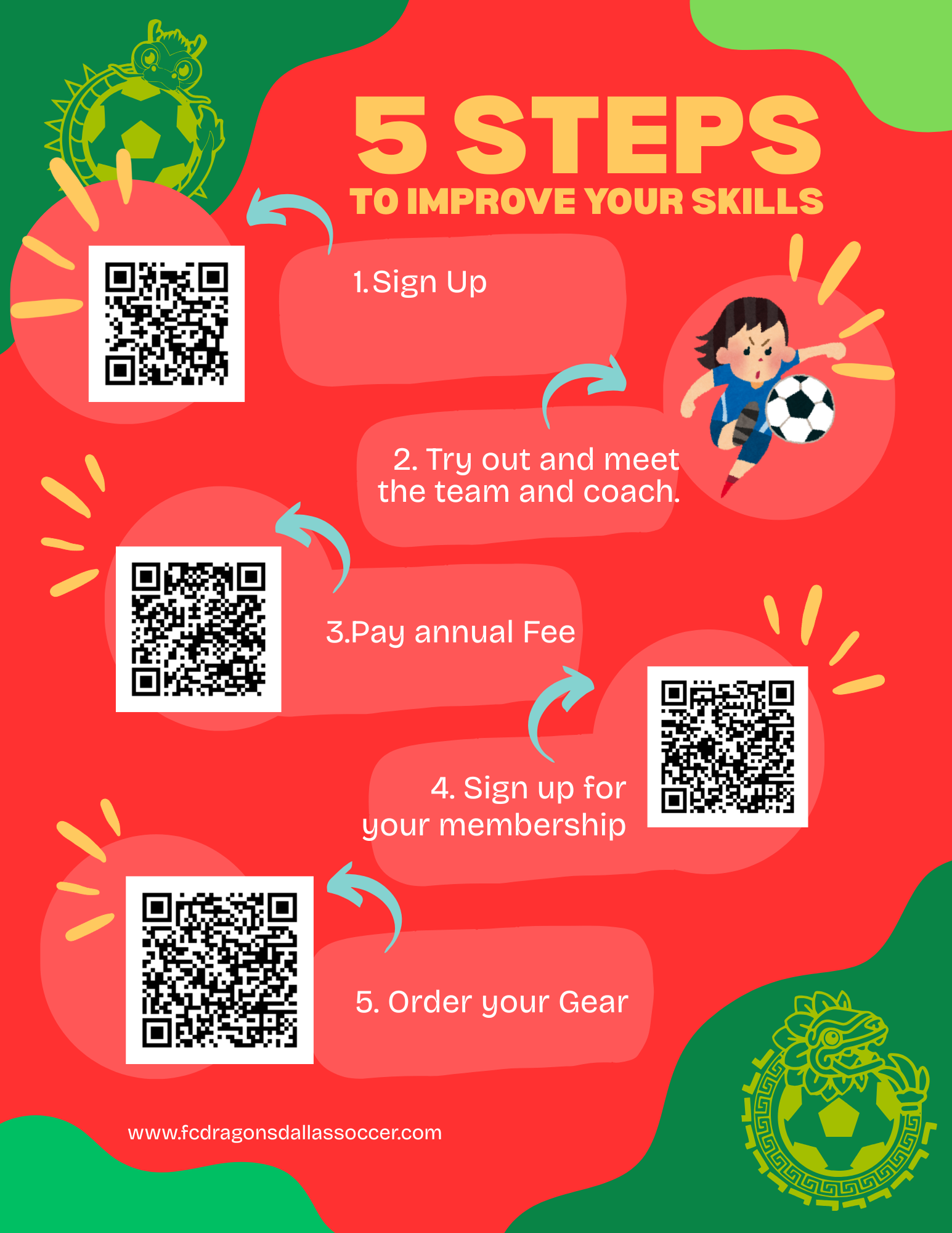 How to sign Up FC Dragons Little Dragons